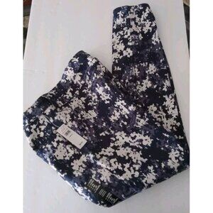 NWT GAP Legging Skimmer Jeans Ankle Navy Blue/White Women Size 14/32R Retail $60